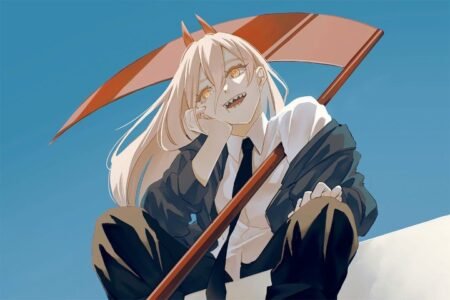 لوحة Chainsaw Man – قطعة واحدة – برشة أحجام | ديكور دارك