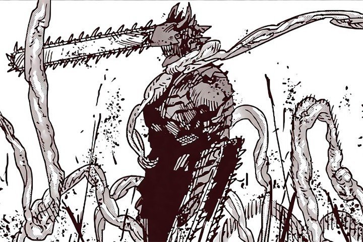 لوحة Chainsaw Man – قطعة واحدة – برشة أحجام | ديكور دارك