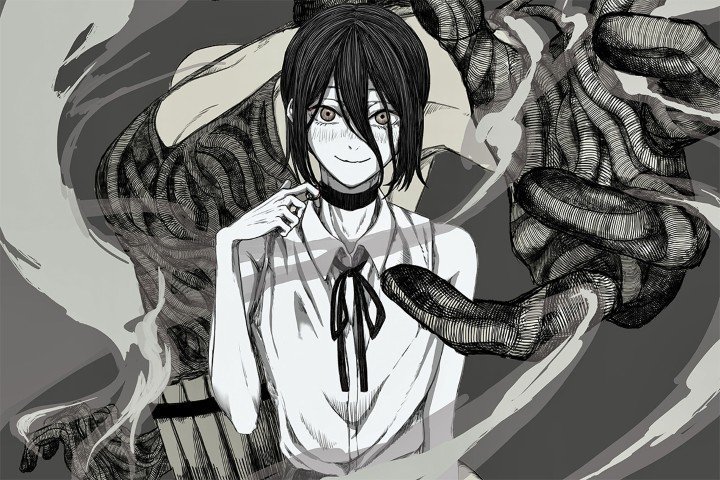 لوحة Chainsaw Man – قطعة واحدة – برشة أحجام | ديكور دارك