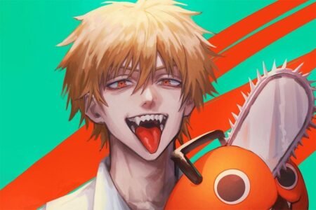 لوحة Chainsaw Man – قطعة واحدة – برشة أحجام | ديكور دارك
