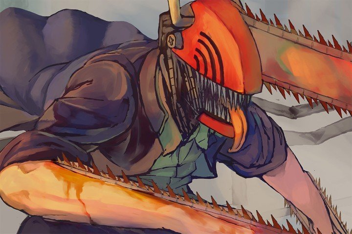 لوحة Chainsaw Man – قطعة واحدة – برشة أحجام | ديكور دارك