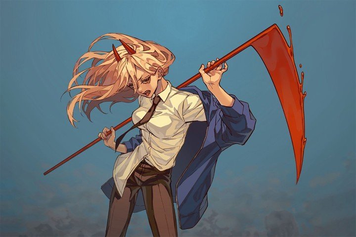 لوحة Chainsaw Man – قطعة واحدة – برشة أحجام | ديكور دارك