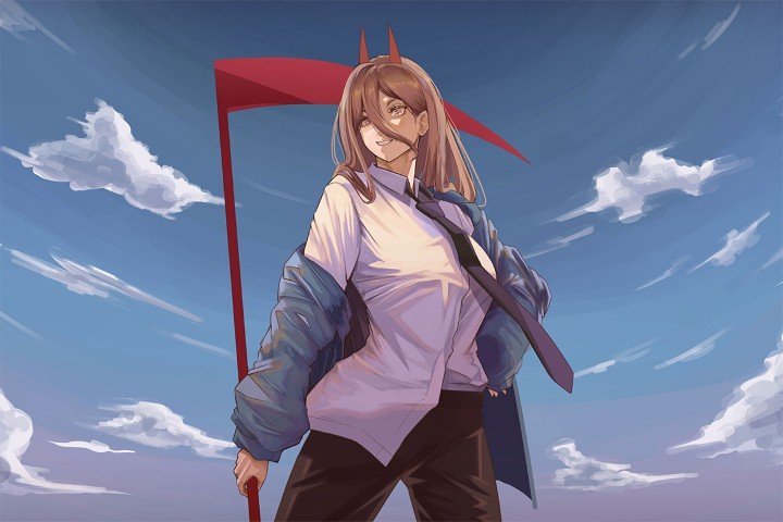 لوحة Chainsaw Man – قطعة واحدة – برشة أحجام | ديكور دارك