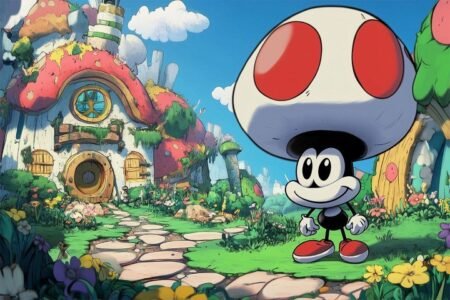 Cuphead – 1 Panneau – Plusieurs Tailles | Décoration Maison