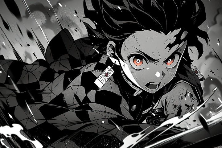 Demon Slayer – 1 Panneau – Plusieurs Tailles | Décoration Maison