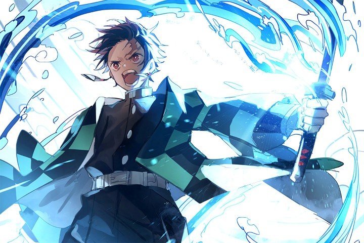 لوحة Demon Slayer – قطعة واحدة – برشة أحجام | ديكور دارك