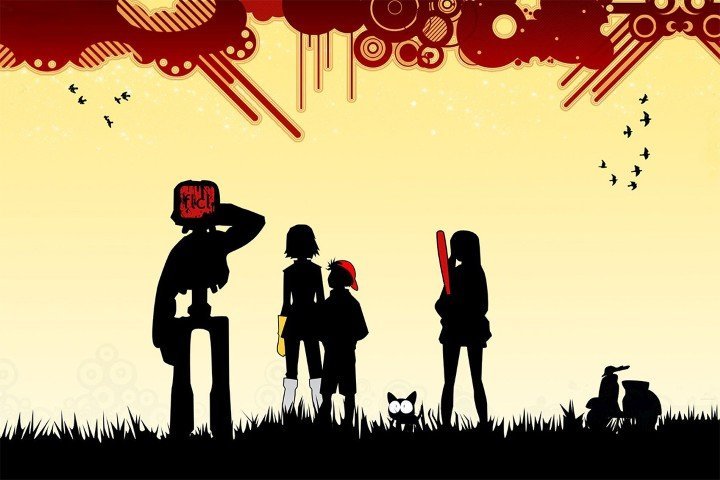 لوحة FLCL – قطعة واحدة – برشة أحجام | ديكور دارك