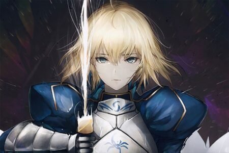 لوحة Fate stay night – قطعة واحدة – برشة أحجام | ديكور دارك