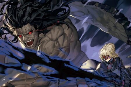 لوحة Fate stay night – قطعة واحدة – برشة أحجام | ديكور دارك