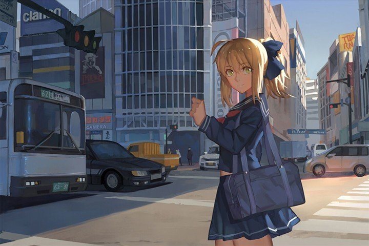 Fate stay night – 1 Panneau – Plusieurs Tailles | Décoration Maison