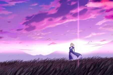 لوحة Fate stay night – قطعة واحدة – برشة أحجام | ديكور دارك