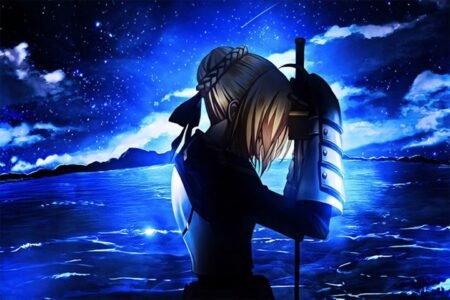 لوحة Fate stay night – قطعة واحدة – برشة أحجام | ديكور دارك