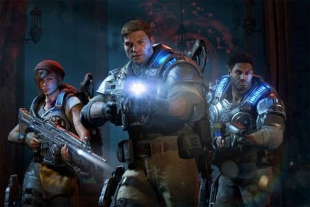 لوحة Gears of War – قطعة واحدة – برشة أحجام | ديكور دارك