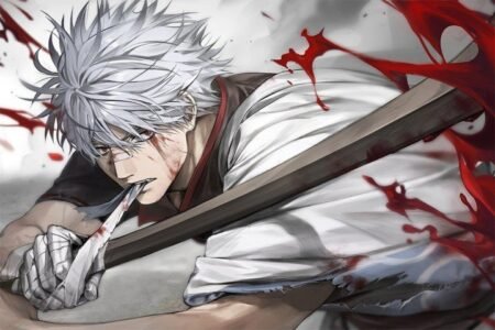 لوحة Gintama – قطعة واحدة – برشة أحجام | ديكور دارك