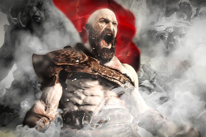 God of War – 1 Panneau – Plusieurs Tailles | Décoration Maison