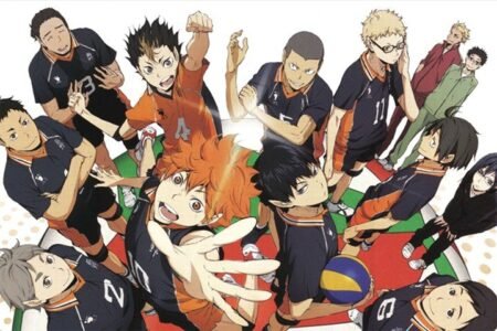 لوحة Haikyuu! – قطعة واحدة – برشة أحجام | ديكور دارك