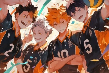 لوحة Haikyuu! – قطعة واحدة – برشة أحجام | ديكور دارك