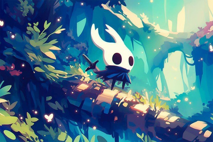 لوحة Hollow Knight – قطعة واحدة – برشة أحجام | ديكور دارك