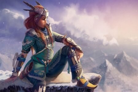لوحة Horizon Zero Dawn – قطعة واحدة – برشة أحجام | ديكور دارك