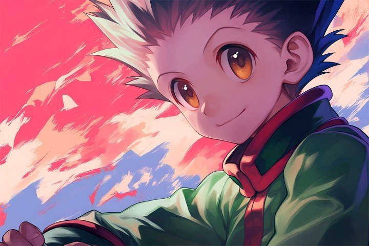 لوحة Hunter × Hunter – قطعة واحدة – برشة أحجام | ديكور دارك