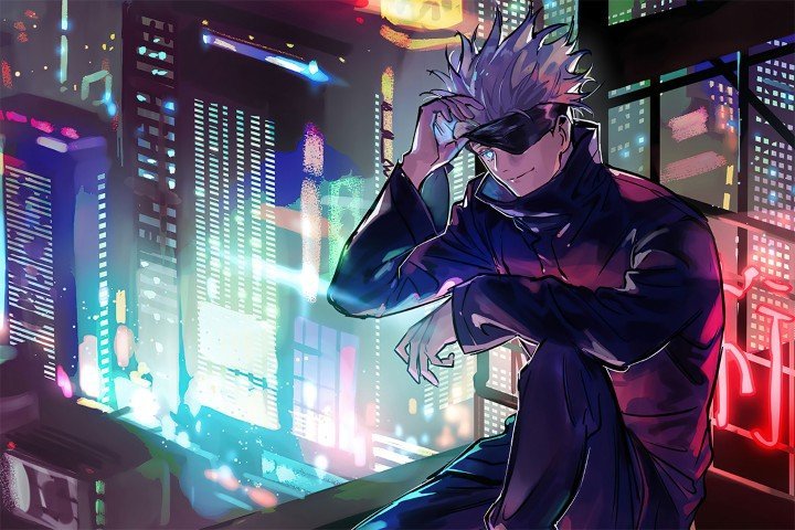 لوحة Jujutsu Kaisen – قطعة واحدة – برشة أحجام | ديكور دارك