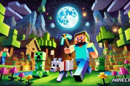 لوحة Minecraft – قطعة واحدة – برشة أحجام | ديكور دارك