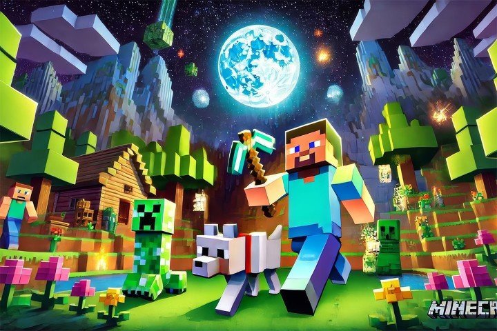 Minecraft – 1 Panel – Multiple Sizes | Home Decor