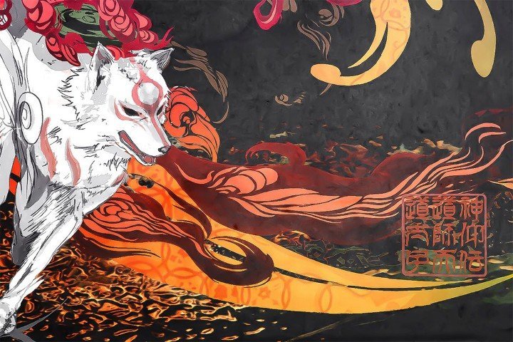 Okami – 1 Panel – Multiple Sizes | Home Decor