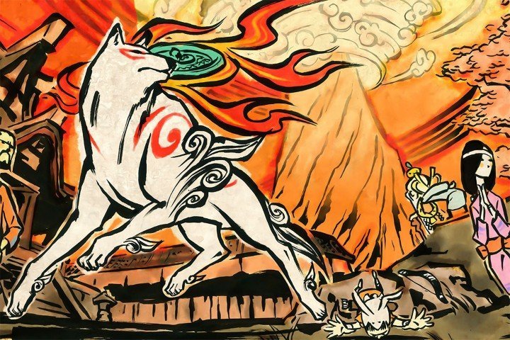 Okami – 1 Panel – Multiple Sizes | Home Decor