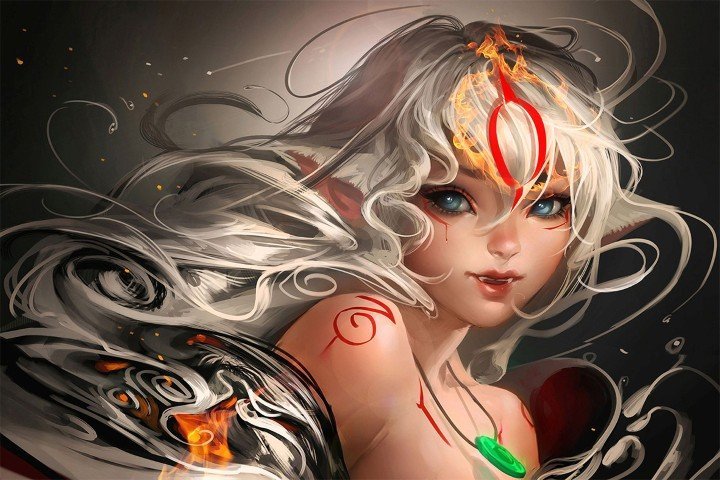 Okami – 1 Panel – Multiple Sizes | Home Decor