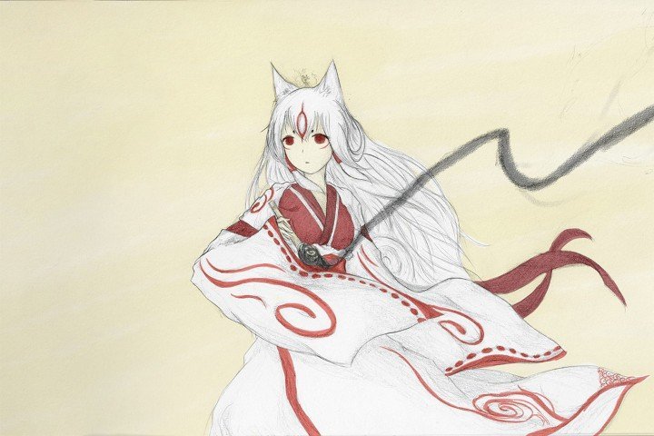 Okami – 1 Panel – Multiple Sizes | Home Decor