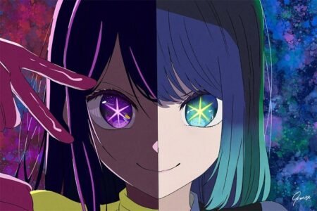 لوحة Oshi no Ko – قطعة واحدة – برشة أحجام | ديكور دارك