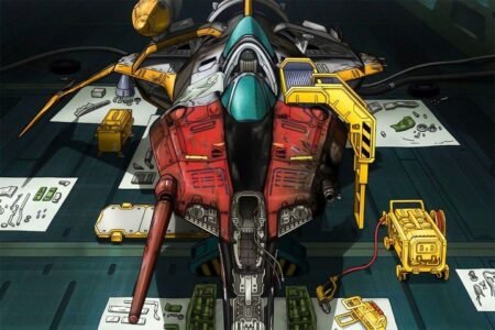 Space BattleshiPL Yamato – 1 Panel – Multiple Sizes | Home Decor