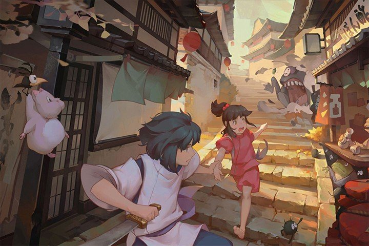 Spirited Away – 1 Panneau – Plusieurs Tailles | Décoration Maison