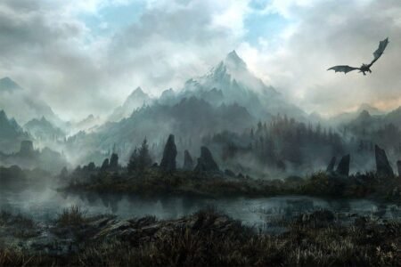 The Elder Scrolls V Skyrim – 1 Panel – Multiple Sizes | Home Decor