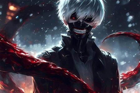 Tokyo Ghoul – 1 Panneau – Plusieurs Tailles | Décoration Maison