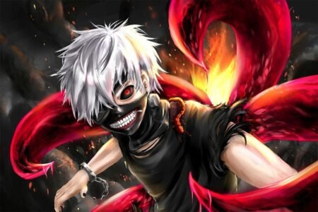 Tokyo Ghoul – 1 Panneau – Plusieurs Tailles | Décoration Maison