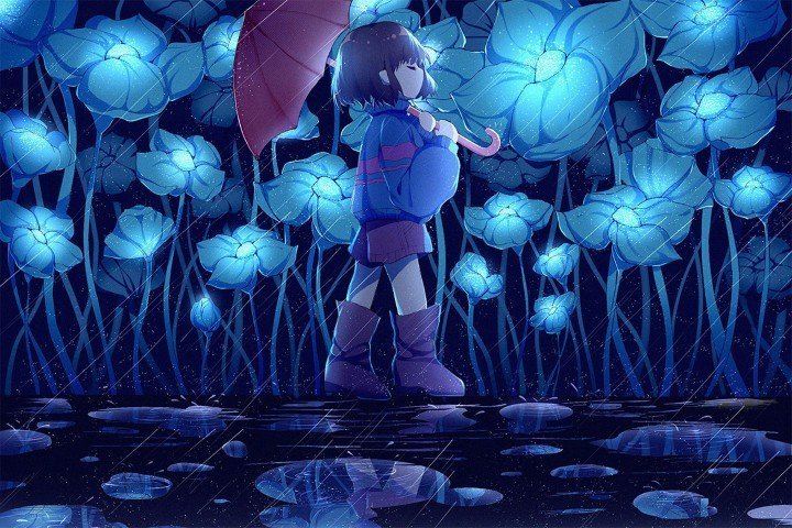 لوحة Undertale – قطعة واحدة – برشة أحجام | ديكور دارك
