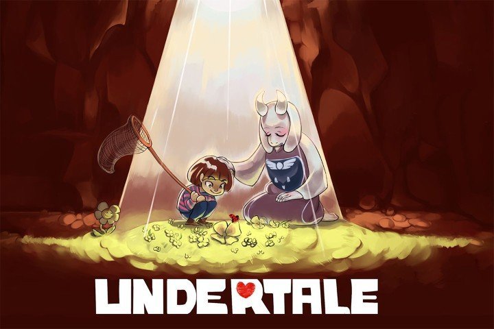 لوحة Undertale – قطعة واحدة – برشة أحجام | ديكور دارك