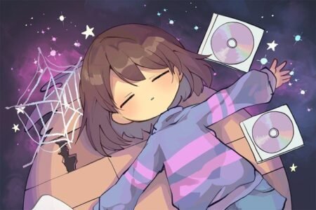 لوحة Undertale – قطعة واحدة – برشة أحجام | ديكور دارك