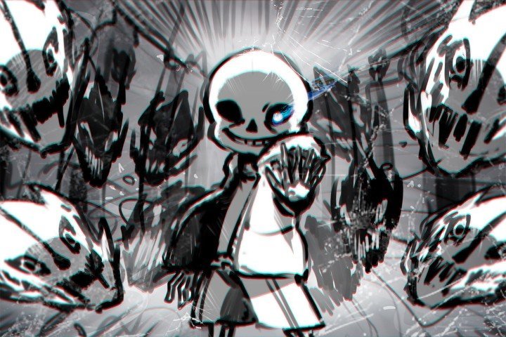 لوحة Undertale – قطعة واحدة – برشة أحجام | ديكور دارك