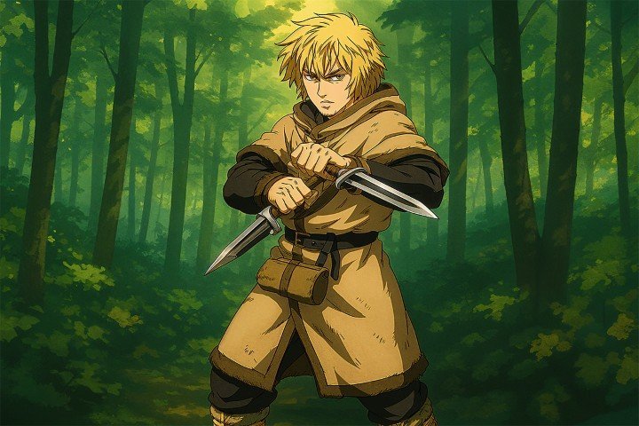 لوحة Vinland Saga – قطعة واحدة – برشة أحجام | ديكور دارك