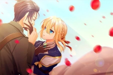 لوحة Violet Evergarden – قطعة واحدة – برشة أحجام | ديكور دارك