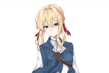 لوحة Violet Evergarden – قطعة واحدة – برشة أحجام | ديكور دارك