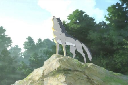 لوحة Wolf Children – قطعة واحدة – برشة أحجام | ديكور دارك