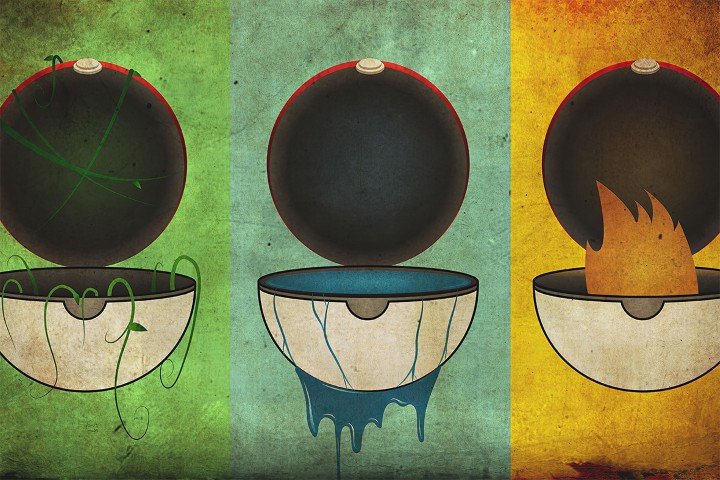 pokemon – 1 Panneau – Plusieurs Tailles | Décoration Maison