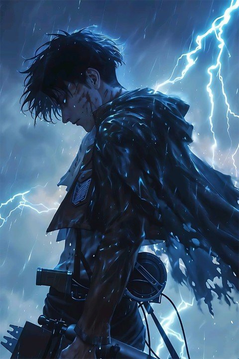 لوحة Attack on Titan – قطعة واحدة – برشة أحجام | ديكور دارك