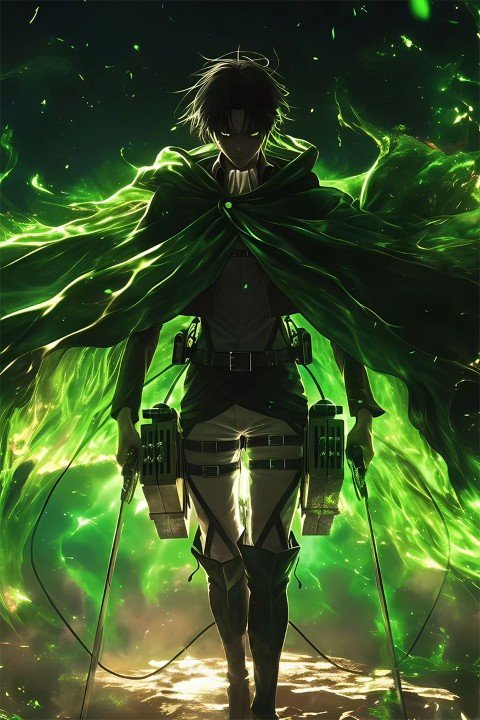 لوحة Attack on Titan – قطعة واحدة – برشة أحجام | ديكور دارك