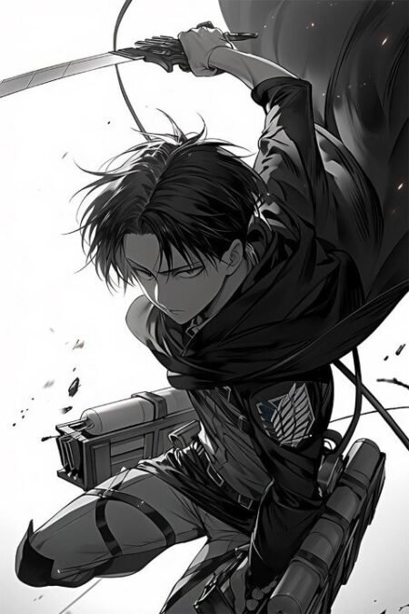 لوحة Attack on Titan – قطعة واحدة – برشة أحجام | ديكور دارك