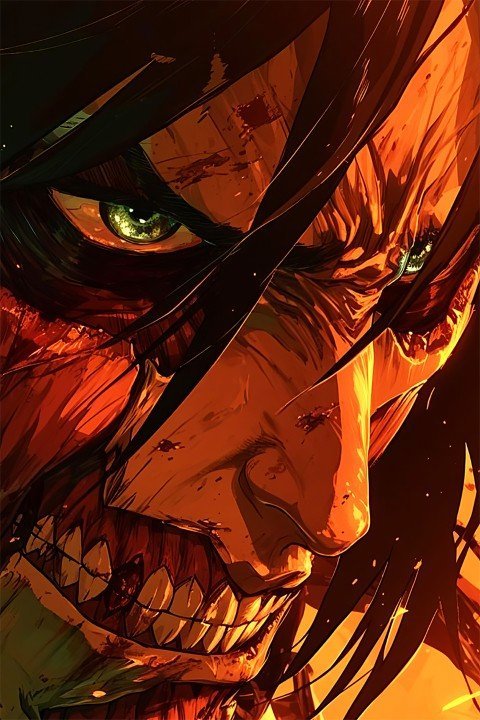 Attack on Titan – 1 Panneau – Plusieurs Tailles | Décoration Maison